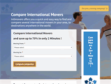 Tablet Screenshot of intlmovers.com
